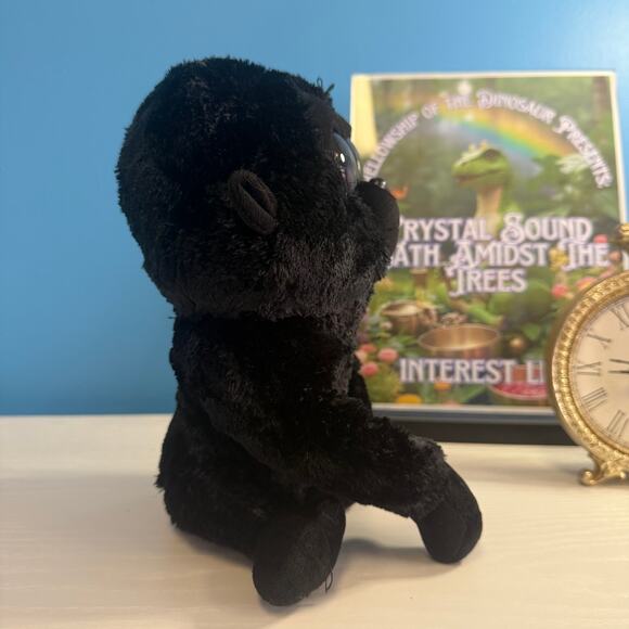 Ty Beanie Boo George Gorilla 9” Black Plush Toy • Soft TySilk • EUC Collectible - Picture 4 of 7